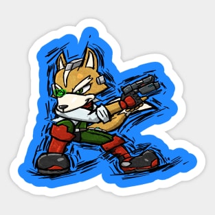 Fox McCloud Sticker